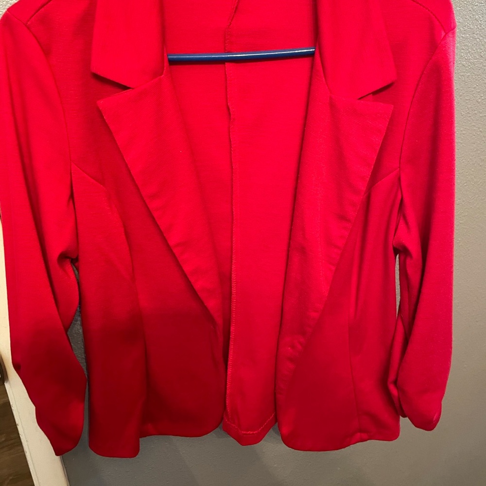 Red blazer